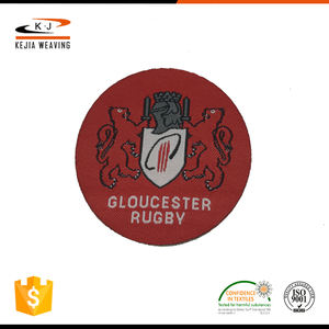 Laser cut diseño trabajo hecho a mano chaqueta de cresta parche bordado tejido sticky - Product Image 6