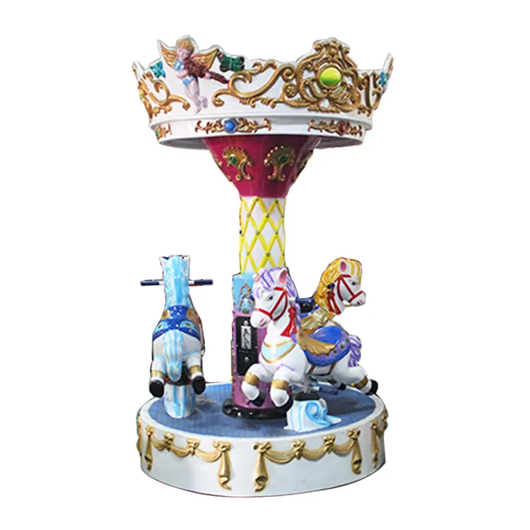 110V-240V voltage attraction mini swing electric carousel kids ride