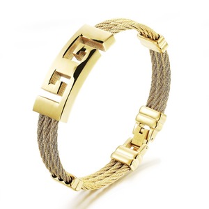 Bracelet en titane plaqué <span class=keywords><strong>or</strong></span> <span class=keywords><strong>18</strong></span> <span class=keywords><strong>carats</strong></span>, bijoux en <span class=keywords><strong>or</strong></span> saoudien, bracelet pour poignet - Product Image 3