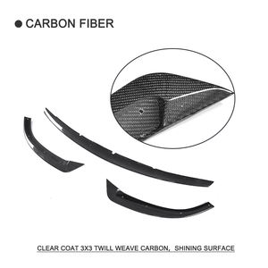 W213 lèvre avant en Fiber de carbone diviseurs pour <span class=keywords><strong>Mercedes</strong></span> <span class=keywords><strong>Benz</strong></span> W213 E43 <span class=keywords><strong>AMG</strong></span> E-CLASS 2017-2019 - Product Image 5