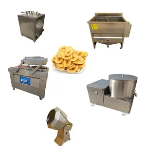 50 kg/h di banana chips macchine per la produzione di filippino chips di banana affettatrice