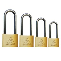 Cadenas de sécurité personnalisé de 30mm antivol résistant aux intempéries en laiton à trois cercles finition satinée certifié ISO9001 avec clés