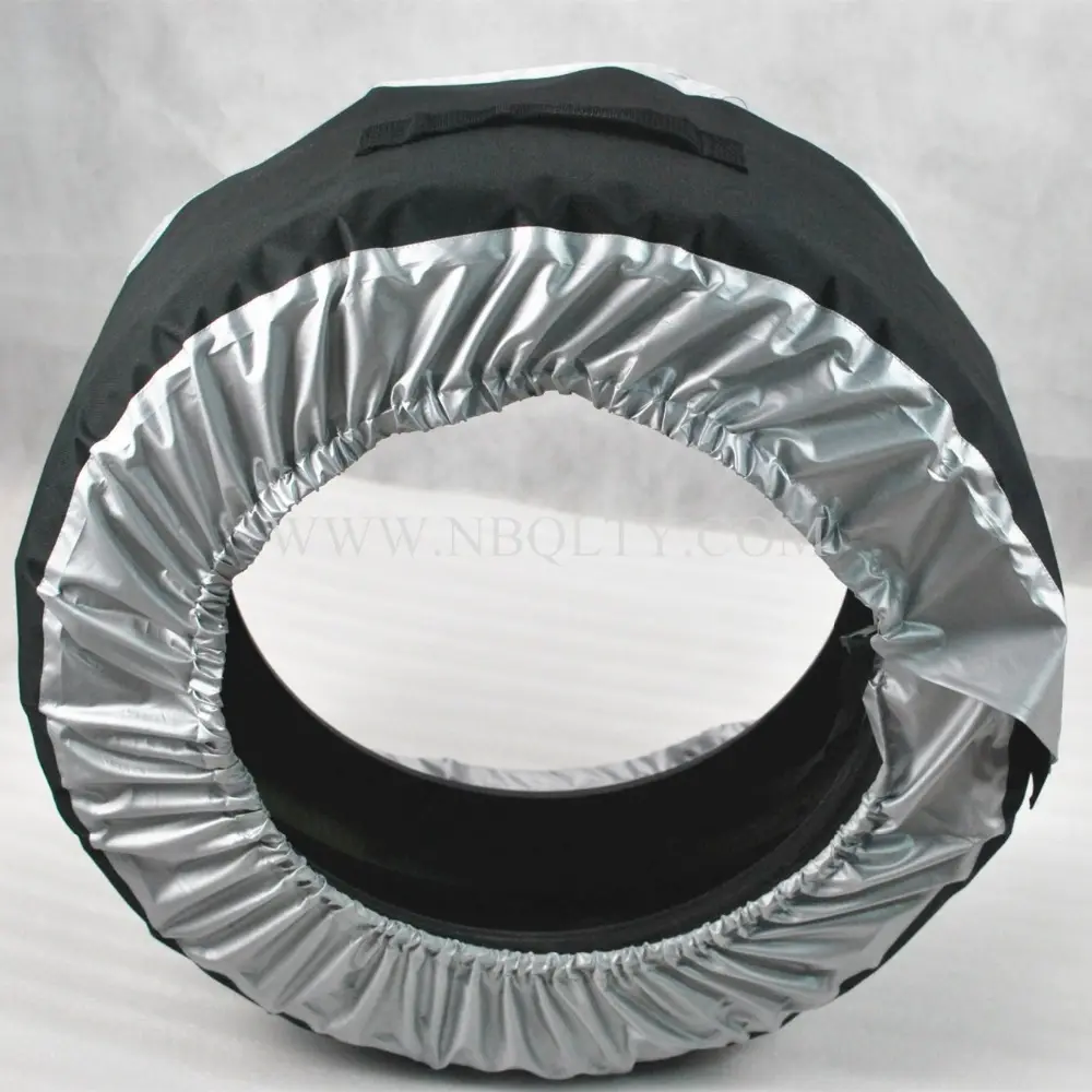 Big loading UV proof Tire protect cover with black and silk