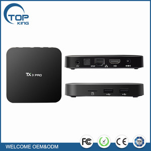 Nuevo diseño tx3 <span class=keywords><strong>pro</strong></span> s905x caja xbmc quad core smart tv caja androide 6.0 <span class=keywords><strong>iptv</strong></span> caja - Product Image 1