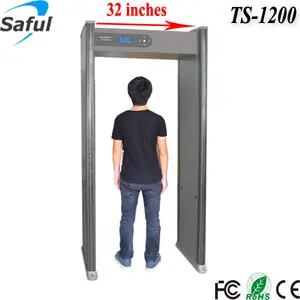 12 zones wide passage door frame metal detector for preventing gun and bomb