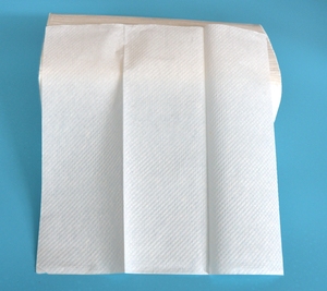 <span class=keywords><strong>Serviette</strong></span> en <span class=keywords><strong>papier</strong></span> jetable écologique, gaufrée, douce, 1 ou 2 plis, pliée en Z, multi-pli, pour séchage des mains - Product Image 5