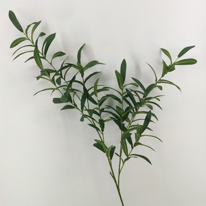 Mới Thời Trang Bán Buôn Giá Rẻ Giá Nhân Tạo Cây Ô Liu Lá Handmade Olive Chi Nhánh - Product Image 3