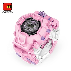 Nouveau jouet de montre manuel interchangeable intelligent de montre de conception d'enfants de <span class=keywords><strong>robot</strong></span> - Product Image 4