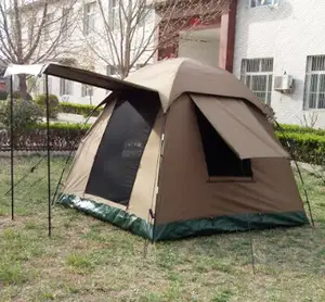 럭셔리 사파리 활 텐트 캔버스 돔 텐트 사냥 사령관 모험 활 텐트