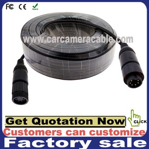 Adaptateur vidéo étanche Swallowtech 6 broches, câble d'extension mâle vers femelle pour caméra de sécurité robuste carrée pour caravane - Product Image 2