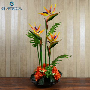 Nouveau produit, Simulation de strelitia Reginae Aiton, <span class=keywords><strong>plante</strong></span> à fleurs artificielles, oiseau d'raven, - Product Image 6