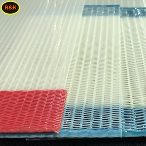 蓝色大圈聚酯干燥机网带织物瓦楞机输送带 - Product Image 6