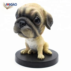 Muñeco <span class=keywords><strong>de</strong></span> Peluche para el Tablero del Automóvil, Cabeza Móvil <span class=keywords><strong>de</strong></span> Perro <span class=keywords><strong>Shar</strong></span> <span class=keywords><strong>Pei</strong></span>, Decoración para el Hogar y la Oficina, Venta al por Mayor OEM - Product Image 2
