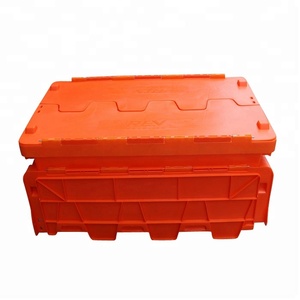 Contenedor Apilable de Plástico QS para Logística, Almacenamiento y Mudanza, con Tapa - Product Image 3