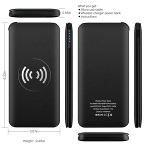 USB C 10000 mAh chargeur portable batterie double <span class=keywords><strong>sortie</strong></span> <span class=keywords><strong>10</strong></span> w charge rapide banque de puissance sans fil - Product Image 3