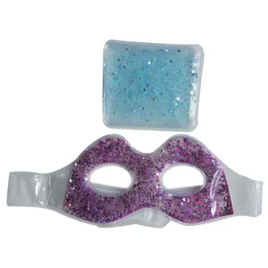 EVA PVC beauté et soins personnels paillettes chaud cool Anti-rides paillettes gel glace masque pour les yeux pack froid