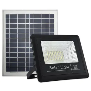 High quality brightness 60w led flood light solar lights outdoor with sensor