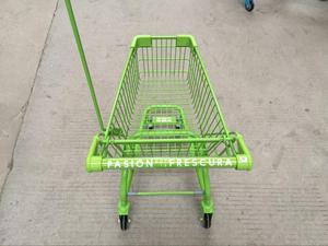 Moq 20 pcs 34L USA phong cách trẻ em kim loại nhỏ mua sắm giỏ hàng, trẻ em đẩy xe - Product Image 6