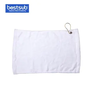 Wholesale Custom Logo Sublimation Blank Clean Quick Dry Sweat Sports Gym Car Hand Set Microfiber Golf Towels With Hook