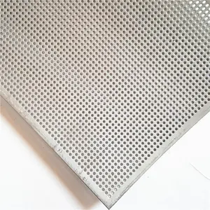 Malla filtrante de láminas de aluminio perforadas con microagujeros