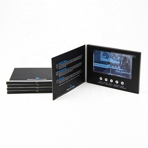Shenzhen HuiHong Branding Gift Nouvelle brochure vidéo 4.3 pouces Livrets vidéo LCD pour salon professionnel Cadeaux promotionnels et d'affaires - Product Image 3