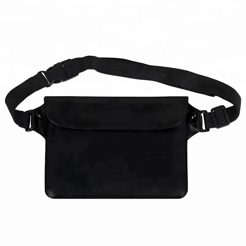 Sacoche de ceinture en PVC, étanche et transparente pour femmes, sac sec de qualité IPX6, vert, noir, transparent