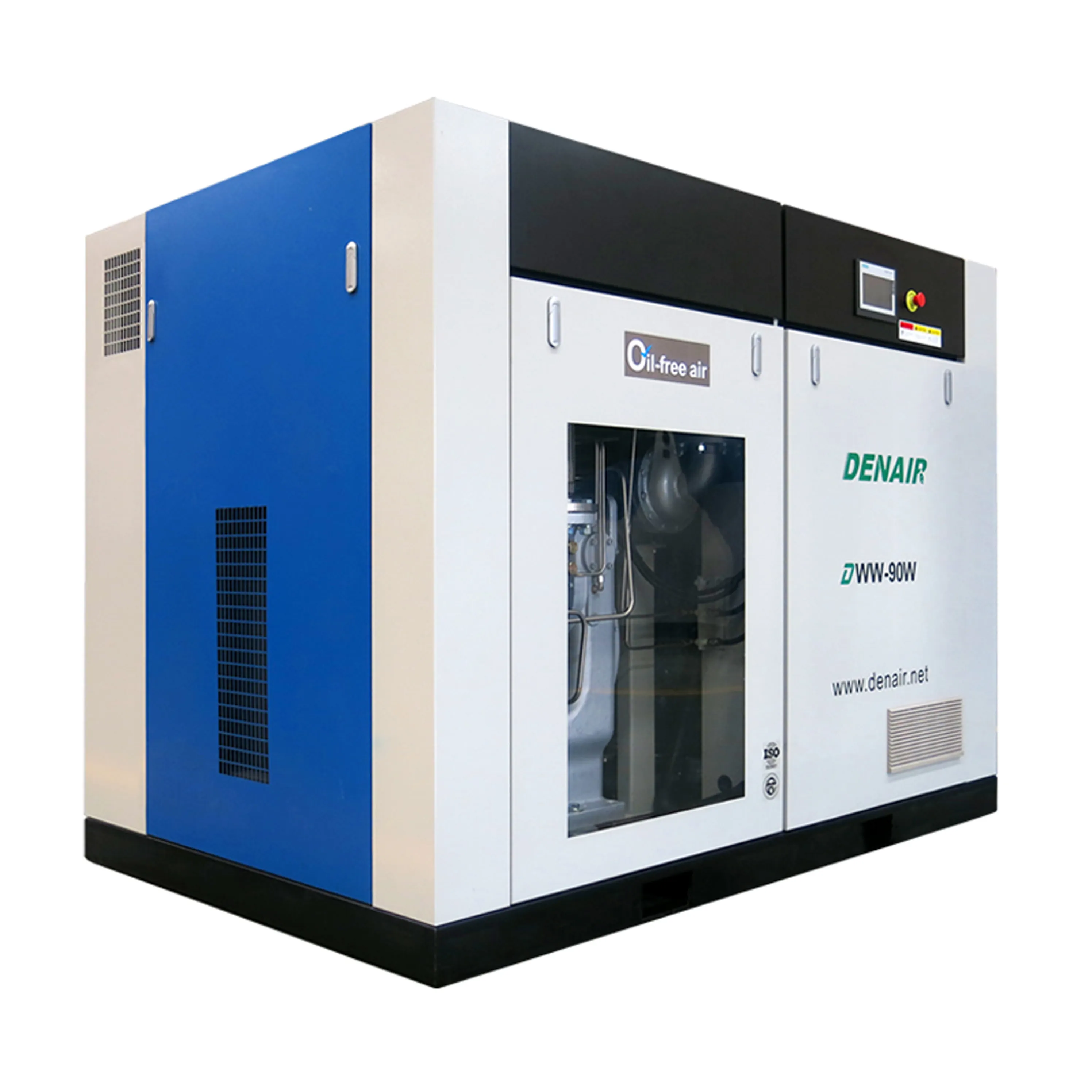 Pure Air Oil Free Screw Compressor Compressed Air 10bar