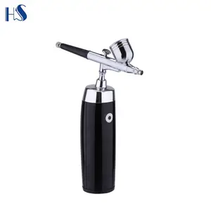 HB05 black white dual action hair color airbrush cordless compressor