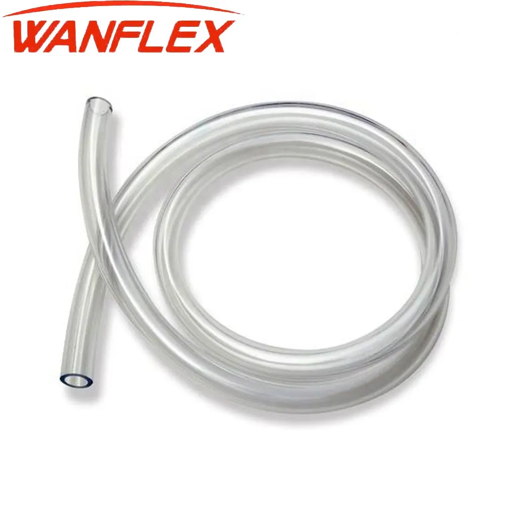 Best heavy duty air oil water food medical grade pvc clear hose pipe vinyl tubing reinforced flexible plastic transparent hose