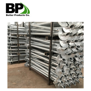 pabrik - Dibuat steel dasar sekrup tumpukan dan heliks dermaga - Product Image 6