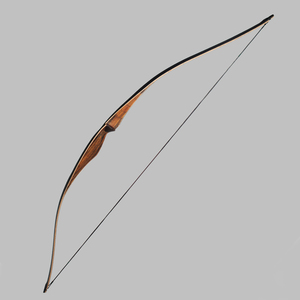 54&quot; Wooden One Piece Long <strong>Bow</strong> Hunting Archery <strong>Recurve</strong> Long <strong>Bow</strong>