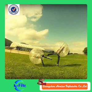 Très moins cher pvc / tpu bulle football, Bulle de football, Gonflable boule de butoir - Product Image 4