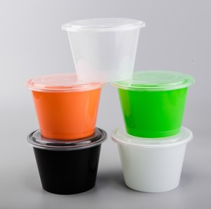 y disposable plastic round PP food container