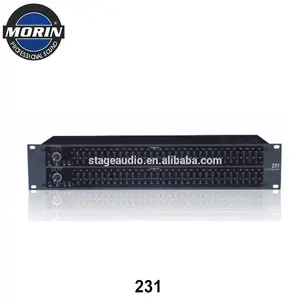 231 2U Professionele geluid Systeem DJ Karaoke Equalizer