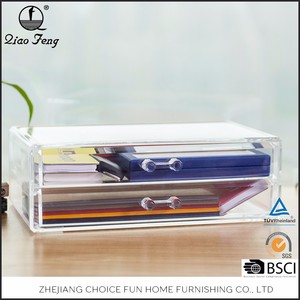Fábrica <span class=keywords><strong>de</strong></span> hecho barato organizador cosmético <span class=keywords><strong>de</strong></span> Acrílico transparente <span class=keywords><strong>caja</strong></span> <span class=keywords><strong>de</strong></span> plástico - Product Image 4