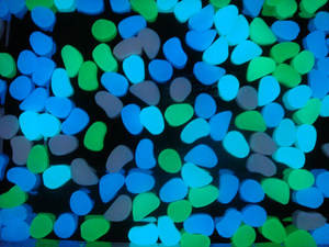 Fisch aquarium deko stein/glow in <span class=keywords><strong>the</strong></span> dark kieselstein - Product Image 1