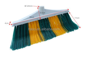 Curved Bristle All Around Garden <b>Rake</b> Broom - Product Image 3