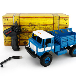 DWI Dowellin ของเล่นบังคับวิทยุ <span class=keywords><strong>WPL</strong></span> 1:16,ของเล่น DIY รีโมตคอนโทรล2.4กรัมรถบรรทุกทหาร - Product Image 6