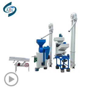 1 ton per hours combined rice milling equipment/brown rice huller/combined rice milling machine