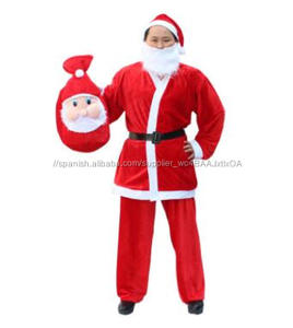 2016 al por mayor de adultos y niños traje de navidad traje de santa claus - Product Image 3