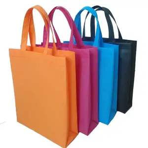 Saco de compras eco amigável não tecido, saco de shopper ecológico não tecido laminado eco amigável reciclar pp