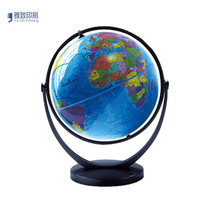 Venta caliente de alta calidad de la escuela papelería plástico globo del mundo - Product Image 6