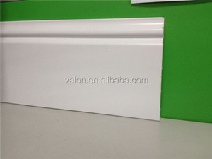 Venta al por mayor barato 14CM ancho personalizado mejor suelo de vinilo moderno fácil de instalar piso pared embellecedor zócalo moldeado rodapié tablero - Product Image 3