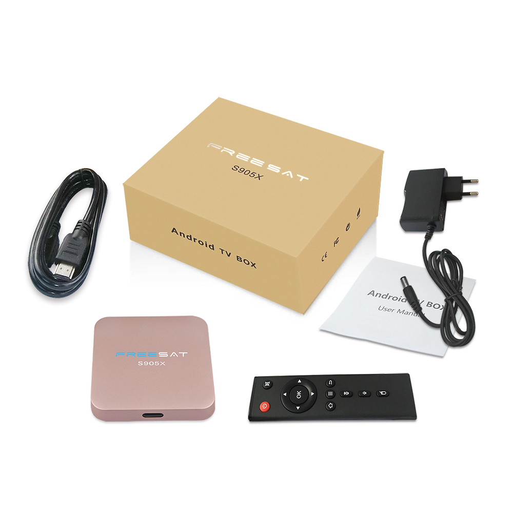 SÁB LIBRE S905X Android 6.0 Smart TV Caja 2 GB 16 GB XBMC Bluetooth 5G 2.4G Dual WiFi H2.65 Mejor que M95 Tx3 Pro