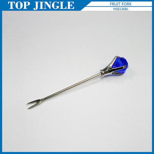 Fancy Stainless Steel Dessert <b>Cake</b> Fork with Diamond - Product Image 6