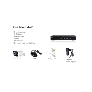Kit NVR PoE 8 canaux 5MP Loosafe pour magasin, <span class=keywords><strong>installation</strong></span> de câble Ethernet RJ45, système de caméra de <span class=keywords><strong>surveillance</strong></span> CCTV P2P - Product Image 4