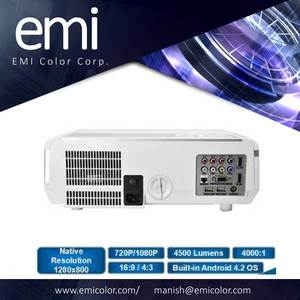 Rạp Hát Tại Nhà Máy Chiếu, 4500 Lumens, 1080P Full HD Hỗ Trợ, Hệ Điều Hành Android - Product Image 3