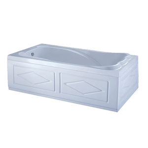 <span class=keywords><strong>Baignoire</strong></span> à double rebord en acrylique pour salle de bain d'hôtel (417) - Product Image 1