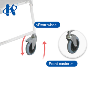 Silla de Ruedas KY689U con Marco de Acero y Inodoro Banpan, Silla de Ruedas Plegable con Inodoro para Paquete <span class=keywords><strong>Mini</strong></span> - Product Image 6