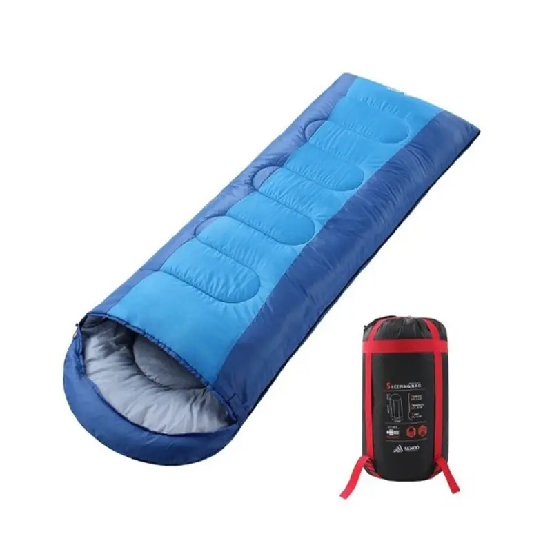 Oempromo portable double travel outdoor camping polyester sleeping bag